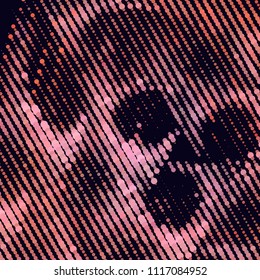 Abstract  background. Spotted halftone effect. Dots, circles. Vector clip art