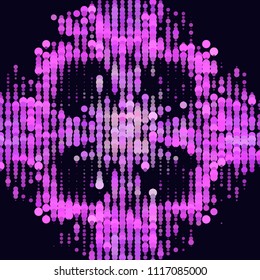 Abstract  background. Spotted halftone effect. Dots, circles. Vector clip art