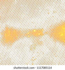 Abstract  background. Spotted halftone effect. Dots, circles. Vector clip art