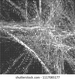 Abstract  background. Spotted halftone effect. Dots, circles. Vector clip art