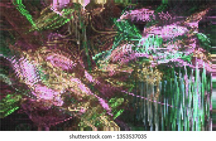 Abstract background with spotted halftone effect. Dots pattern.