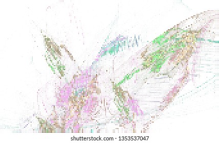 Abstract background with spotted halftone effect. Dots pattern.
