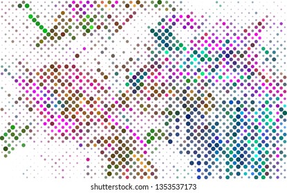 Abstract background with spotted halftone effect. Dots pattern.
