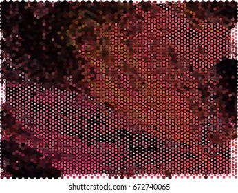 Abstract background. Spotted halftone effect. Vector clip art