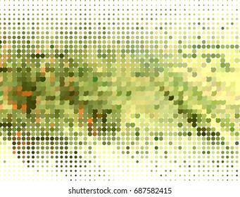 Abstract background. Spotted halftone effect. Vector clip art