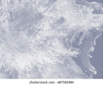 Abstract background. Spotted halftone effect. Vector clip art