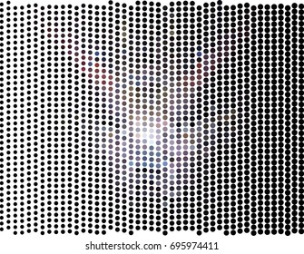 Abstract background. Spotted halftone effect. Vector clip art