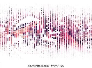 Abstract background. Spotted halftone effect. Vector clip art