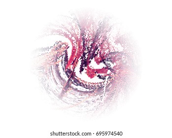 Abstract background. Spotted halftone effect. Vector clip art