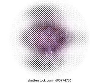 Abstract background. Spotted halftone effect. Vector clip art