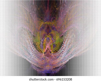Abstract background. Spotted halftone effect. Vector clip art