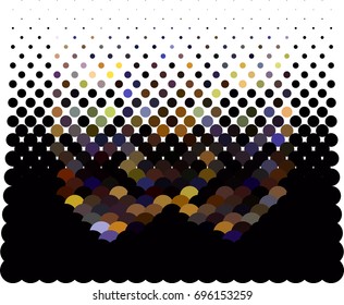 Abstract background. Spotted halftone effect. Vector clip art