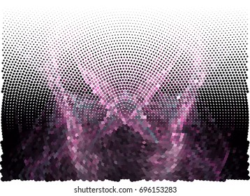 Abstract background. Spotted halftone effect. Vector clip art