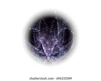 Abstract background. Spotted halftone effect. Vector clip art
