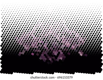 Abstract background. Spotted halftone effect. Vector clip art