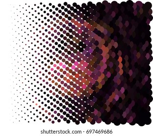 Abstract background. Spotted halftone effect. Vector clip art