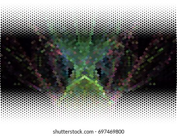 Abstract background. Spotted halftone effect. Vector clip art