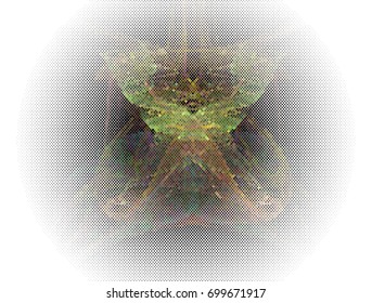Abstract background. Spotted halftone effect. Vector clip art