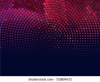 Abstract background. Spotted halftone effect. Vector clip art