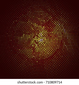 Abstract background. Spotted halftone effect. Vector clip art