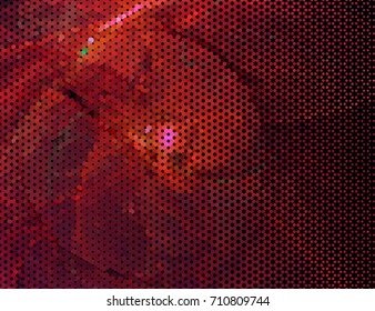 Abstract background. Spotted halftone effect. Vector clip art