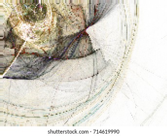 Abstract background. Spotted halftone effect. Vector clip art