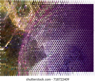 Abstract background. Spotted halftone effect. Vector clip art