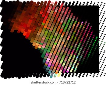 Abstract background. Spotted halftone effect. Vector clip art