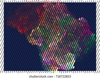 Abstract background. Spotted halftone effect. Vector clip art