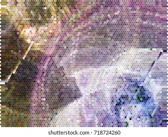 Abstract background. Spotted halftone effect. Vector clip art