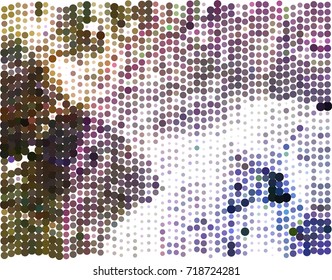 Abstract background. Spotted halftone effect. Vector clip art