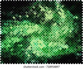 Abstract background. Spotted halftone effect. Vector clip art