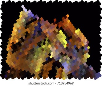 Abstract background. Spotted halftone effect. Vector clip art