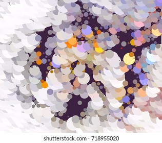 Abstract background. Spotted halftone effect. Vector clip art