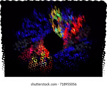 Abstract background. Spotted halftone effect. Vector clip art