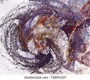 Abstract background. Spotted halftone effect. Vector clip art