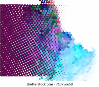 Abstract background. Spotted halftone effect. Vector clip art