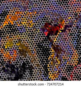 Abstract background. Spotted halftone effect. Vector clip art