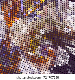 Abstract background. Spotted halftone effect. Vector clip art