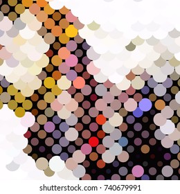 Abstract background. Spotted halftone effect. Vector clip art