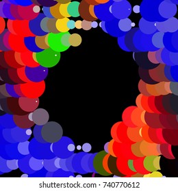 Abstract background. Spotted halftone effect. Vector clip art