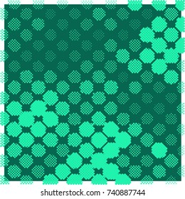 Abstract background. Spotted halftone effect. Vector clip art