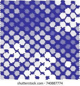 Abstract background. Spotted halftone effect. Vector clip art