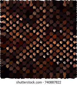 Abstract background. Spotted halftone effect. Vector clip art