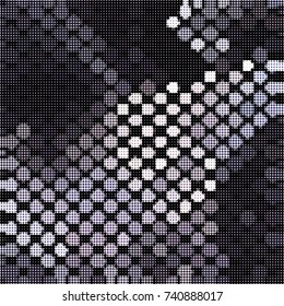 Abstract background. Spotted halftone effect. Vector clip art