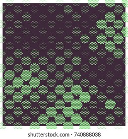 Abstract background. Spotted halftone effect. Vector clip art