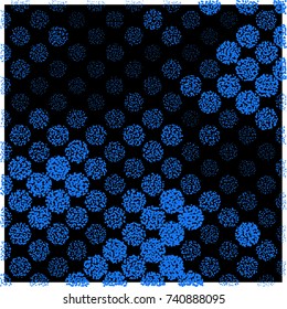 Abstract background. Spotted halftone effect. Vector clip art