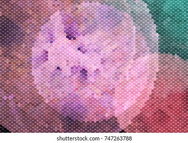 Abstract background. Spotted halftone effect. Vector clip art