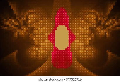 Abstract background. Spotted halftone effect. Vector clip art