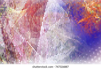 Abstract background. Spotted halftone effect. Vector clip art